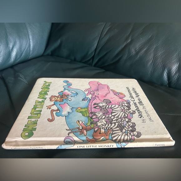 (10/$25) 1982 One Little Monkey Children's Book - Picture 12 of 15